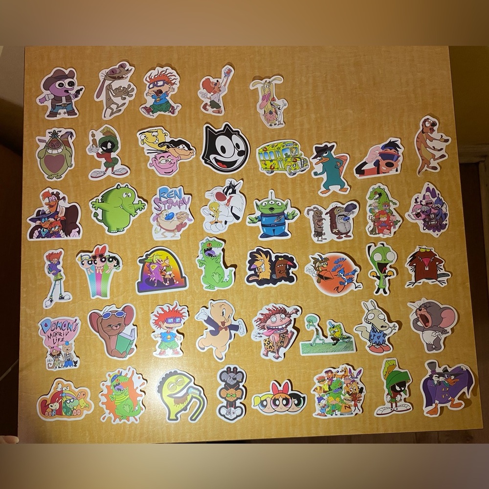 Y2K Cartoon Network Character Stickers - Picture 2 of 2